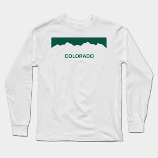 Colorado License Plate Long Sleeve T-Shirt